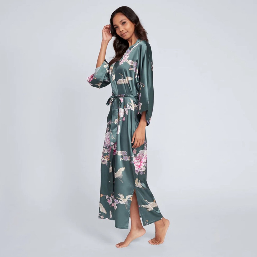 [NWT] KIM+ONO Kimono Robe in Forest